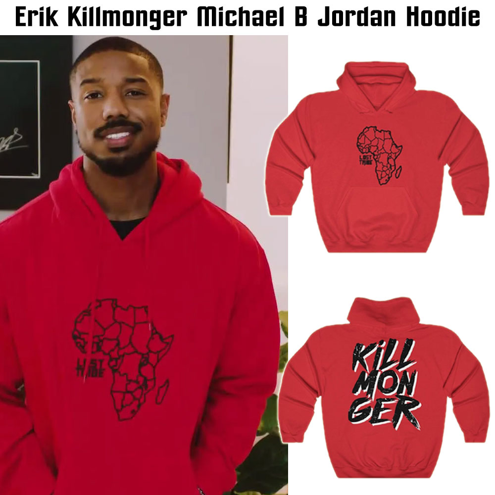 Killmonger Michael B. Jordan Pullover Hoodie Killmonger Michael B. Jordan Pullover Hoodie - Image 6
