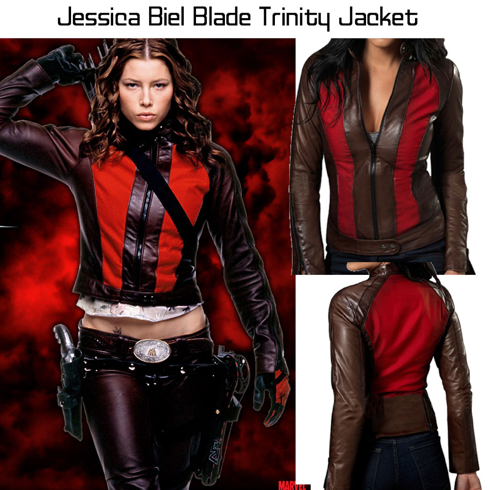 Blade Trinity Abigail Whistler Leather Jacket Blade Trinity Abigail Whistler Leather Jacket - Image 3