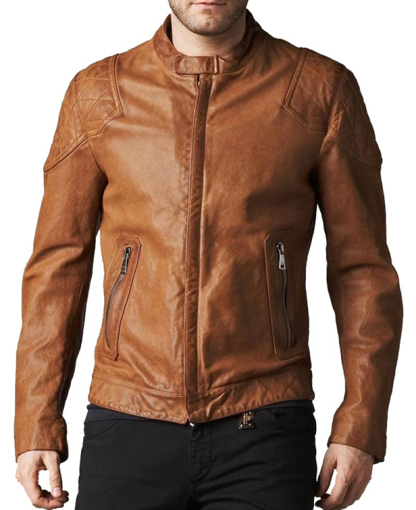 Blade Trinity Ryan Reynolds Brown Leather Jacket