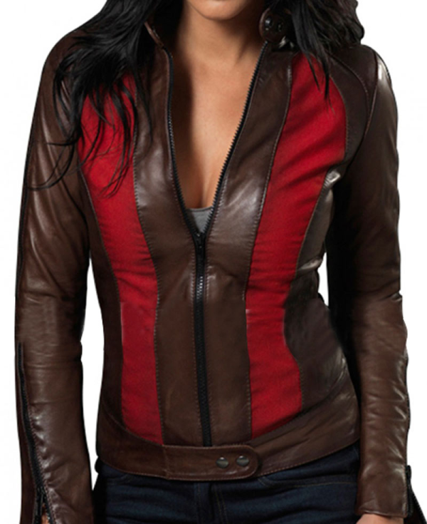 Blade Trinity Abigail Whistler Leather Jacket