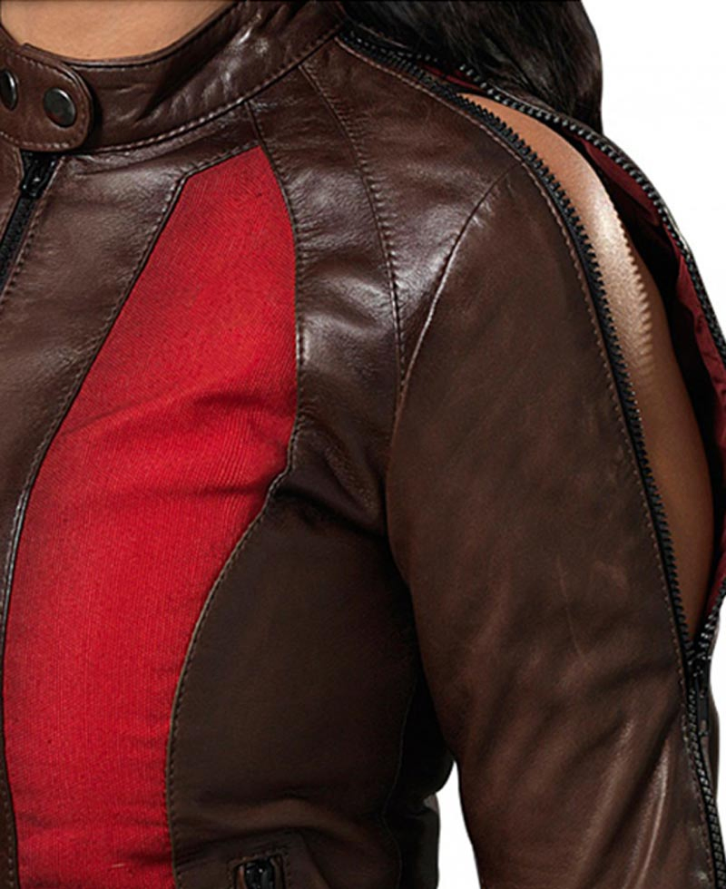 Blade Trinity Abigail Whistler Leather Jacket Blade Trinity Abigail Whistler Leather Jacket - Image 4