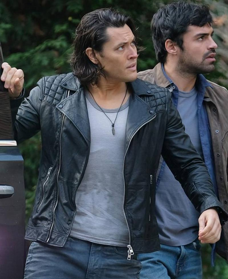Blair Redford The Gifted Black Leather Jacket Blair Redford The Gifted Black Leather Jacket - Image 3