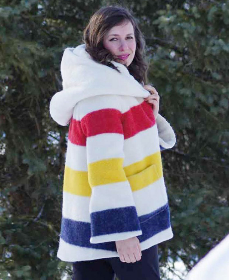 Rachel Bilson Hooded Coat Rachel Bilson Hooded Coat - Image 2