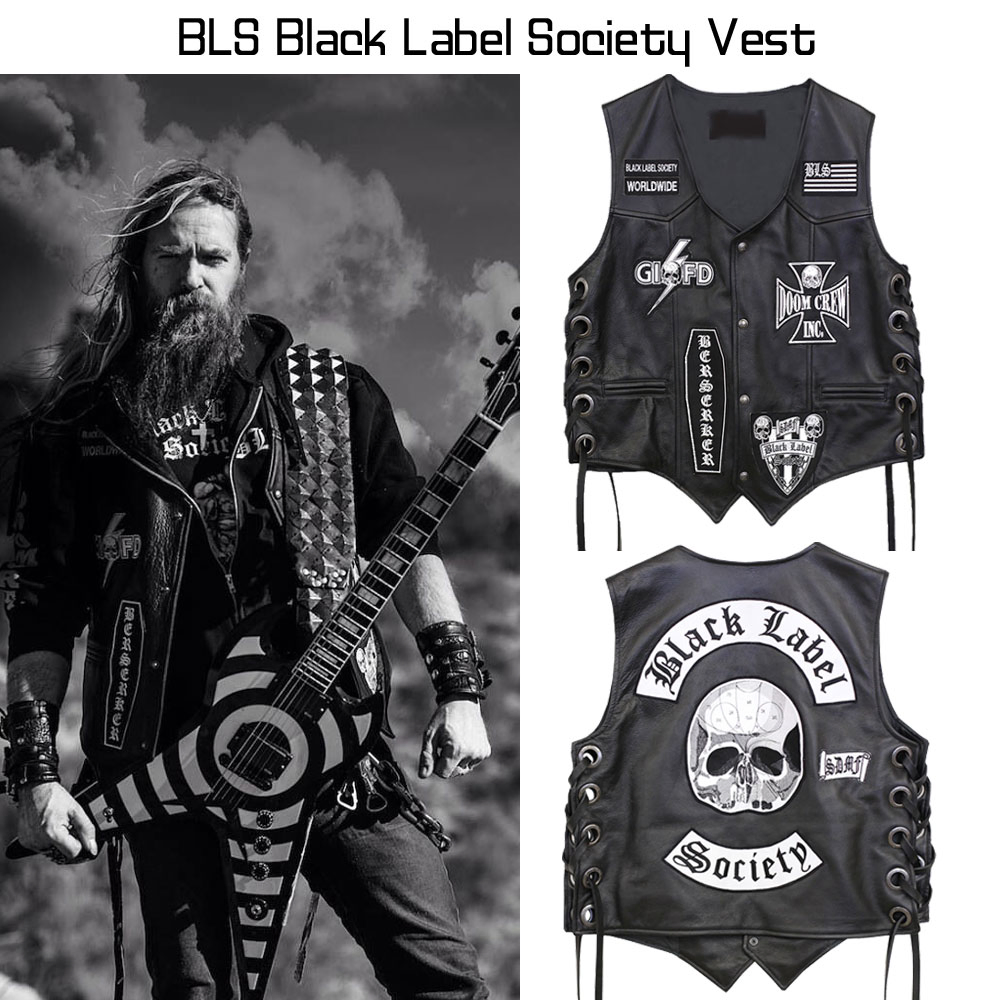 Black Label Society Vest with Patches Black Label Society Vest with Patches - Image 3