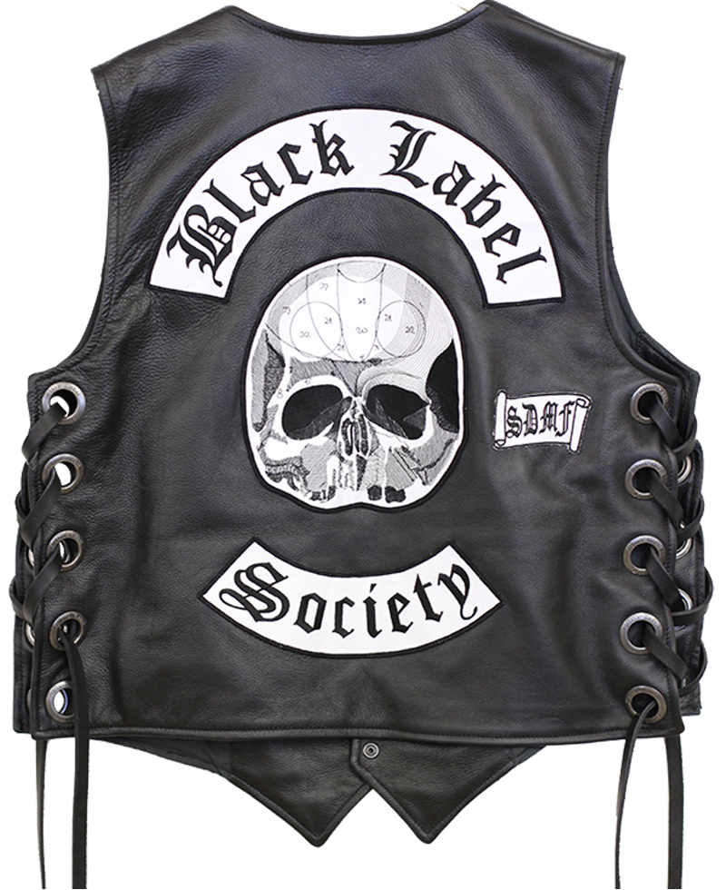 Black Label Society Vest with Patches Black Label Society Vest with Patches - Image 2