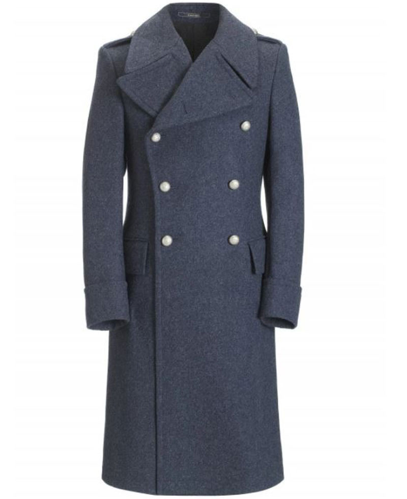 Men's Air Force Grey Wool Great Coat Men's Air Force Grey Wool Great Coat