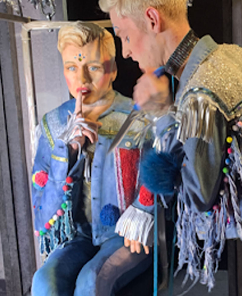 Everybody's Talking About Jamie Max Harwood Blue Fringe Jacket Everybody's Talking About Jamie Max Harwood Blue Fringe Jacket - Image 2