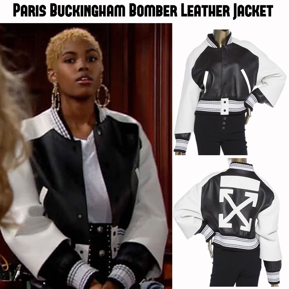 Diamond White The Bold and the Beautiful Bomber Jacket Diamond White The Bold and the Beautiful Bomber Jacket - Image 7