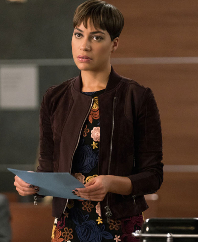 The Good Fight Cush Jumbo Suede Leather Jacket The Good Fight Cush Jumbo Suede Leather Jacket