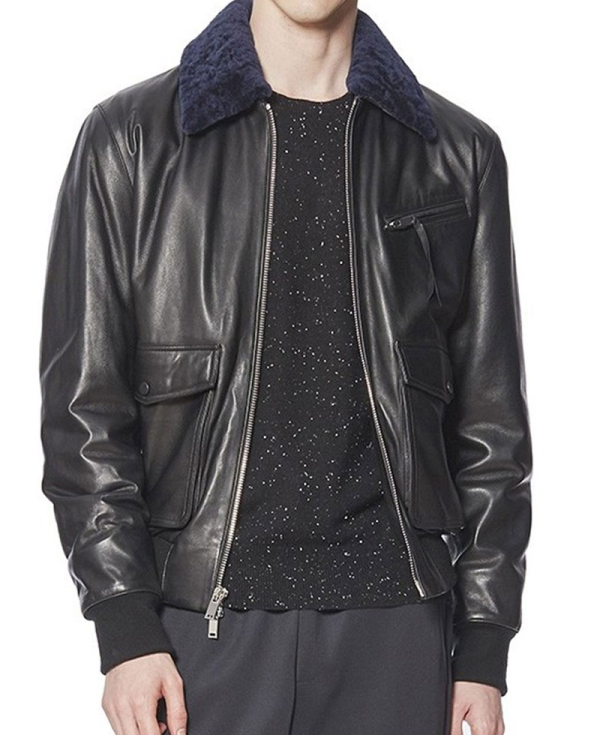Daft Punk Starboy Bomber Leather Jacket