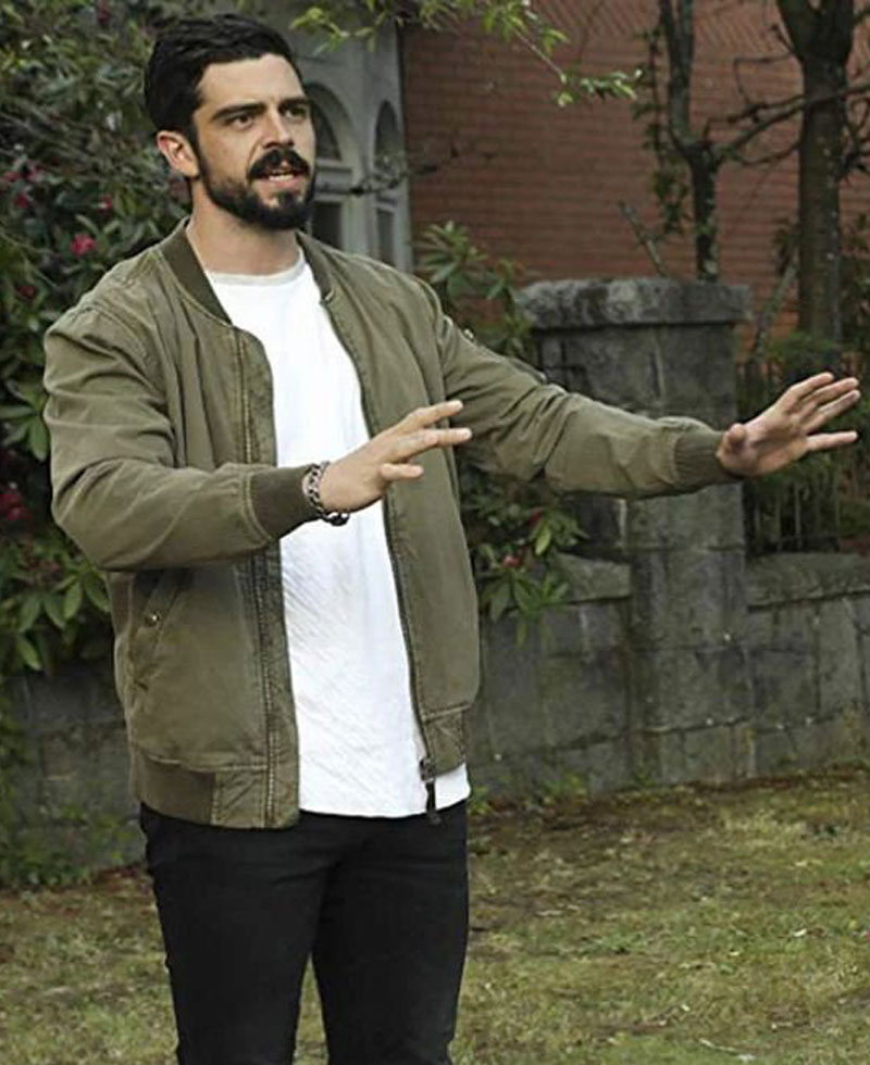 Take Two Micah Joe Parker Cotton Green Jacket Take Two Micah Joe Parker Cotton Green Jacket
