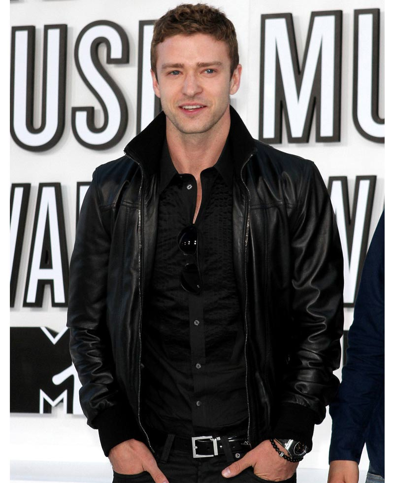 justin timberlake leather jacket