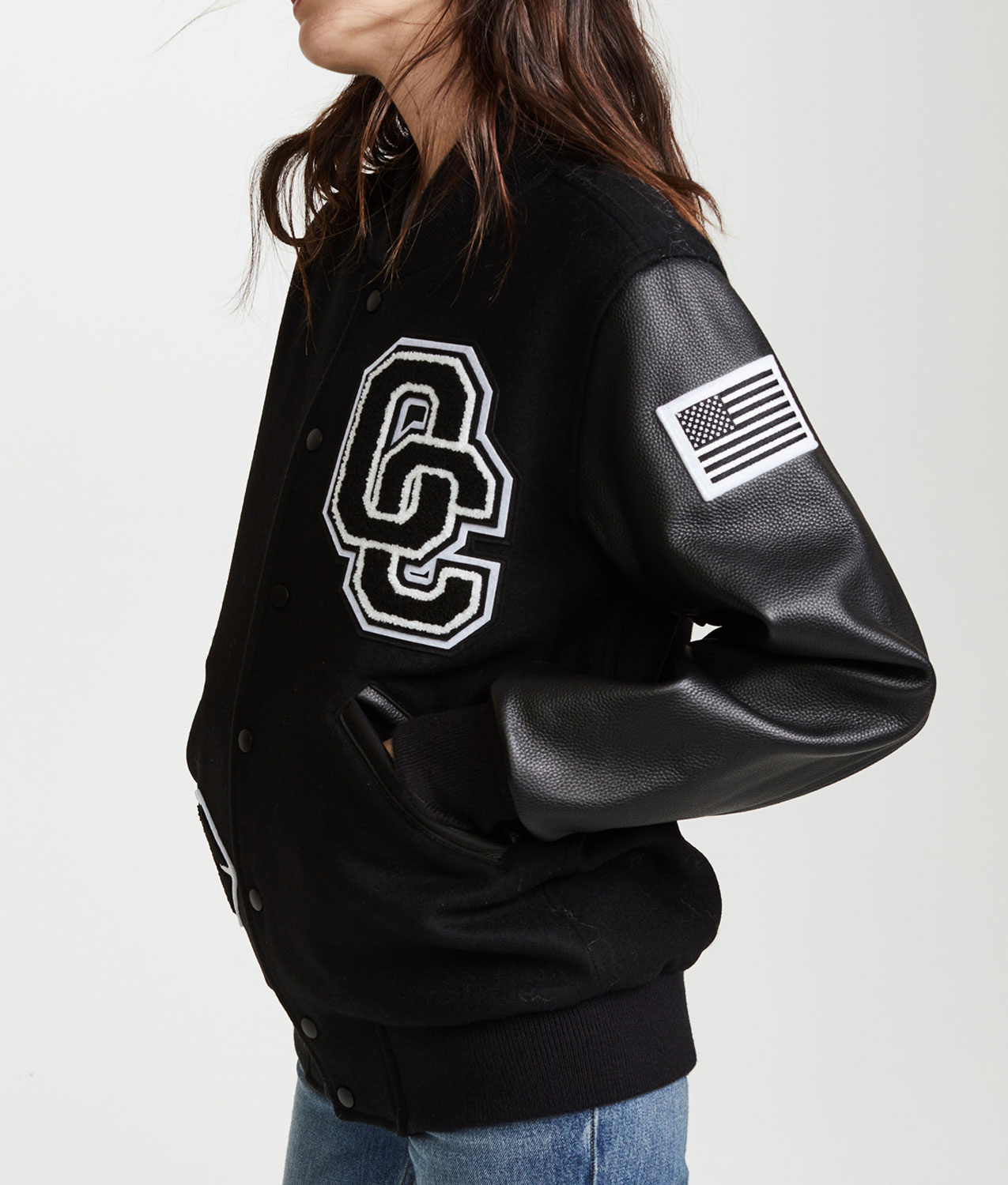 Opening Ceremony Varsity Black Jacket Opening Ceremony Varsity Black Jacket - Image 8