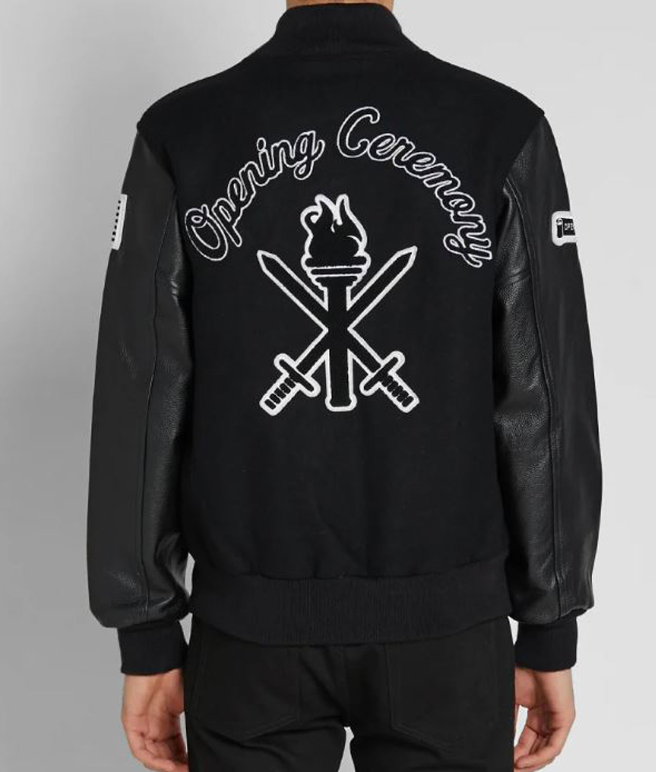 Opening Ceremony Varsity Black Jacket Opening Ceremony Varsity Black Jacket - Image 2