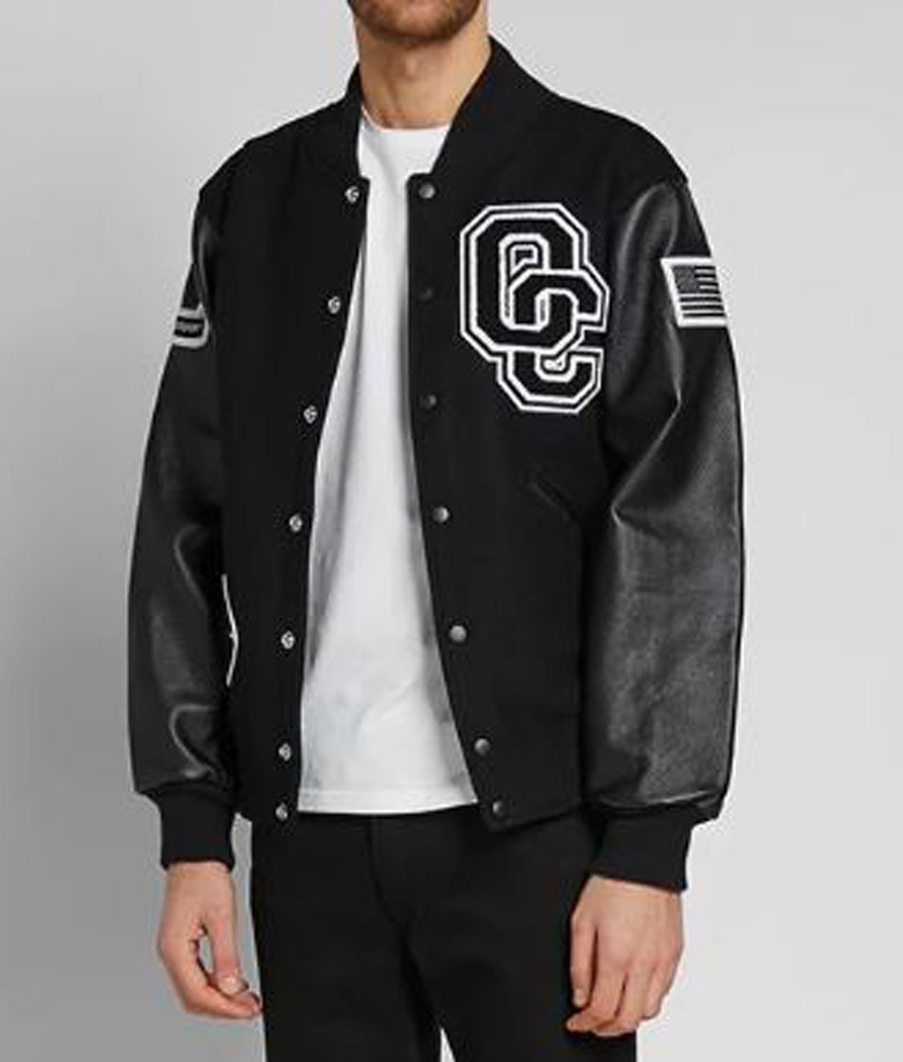 Opening Ceremony Varsity Black Jacket Opening Ceremony Varsity Black Jacket - Image 5