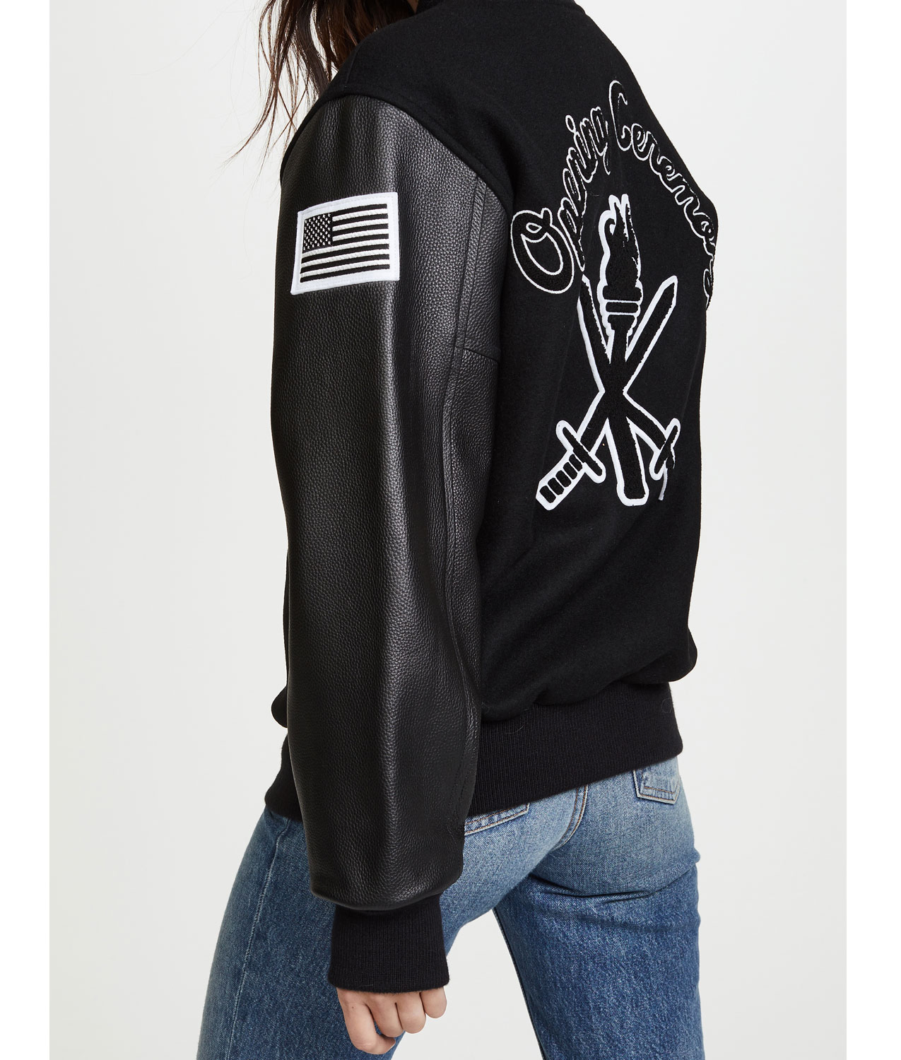 Opening Ceremony Varsity Black Jacket Opening Ceremony Varsity Black Jacket - Image 9
