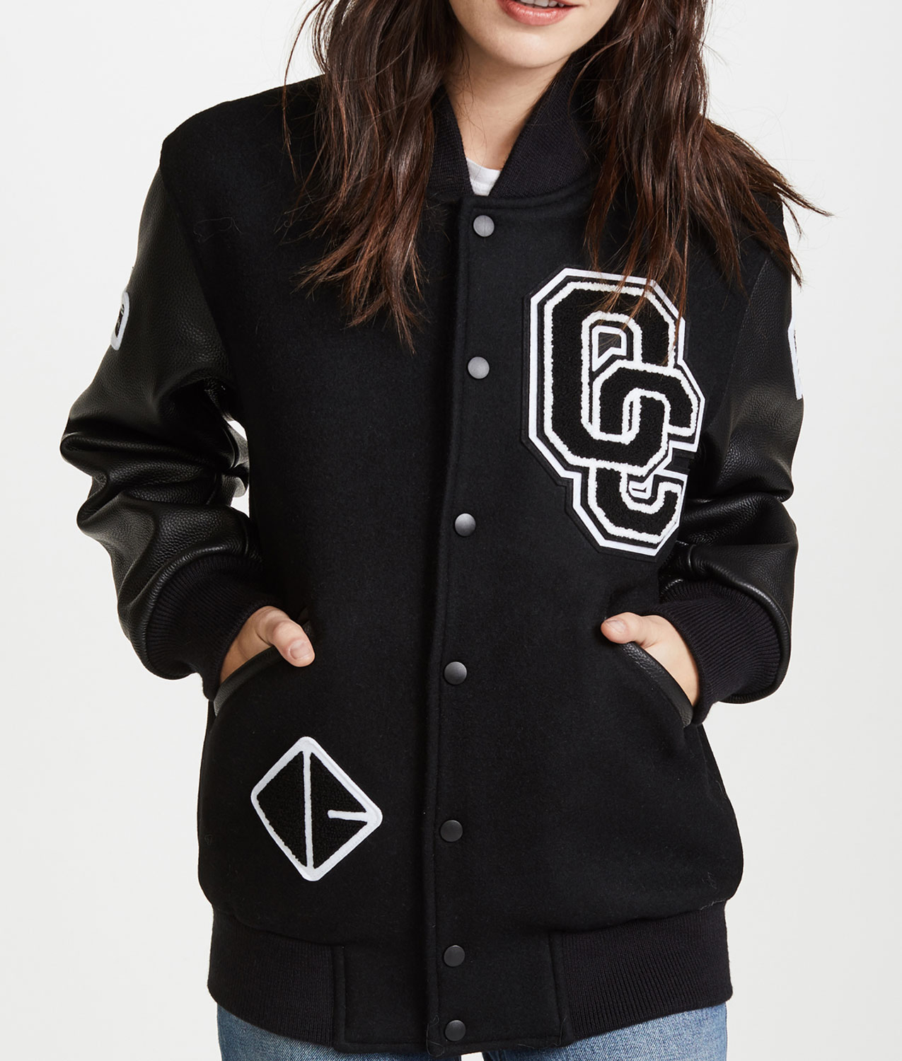 Opening Ceremony Varsity Black Jacket Opening Ceremony Varsity Black Jacket - Image 6