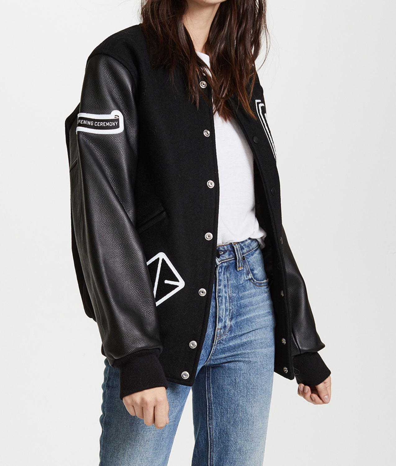 Opening Ceremony Varsity Black Jacket Opening Ceremony Varsity Black Jacket - Image 7