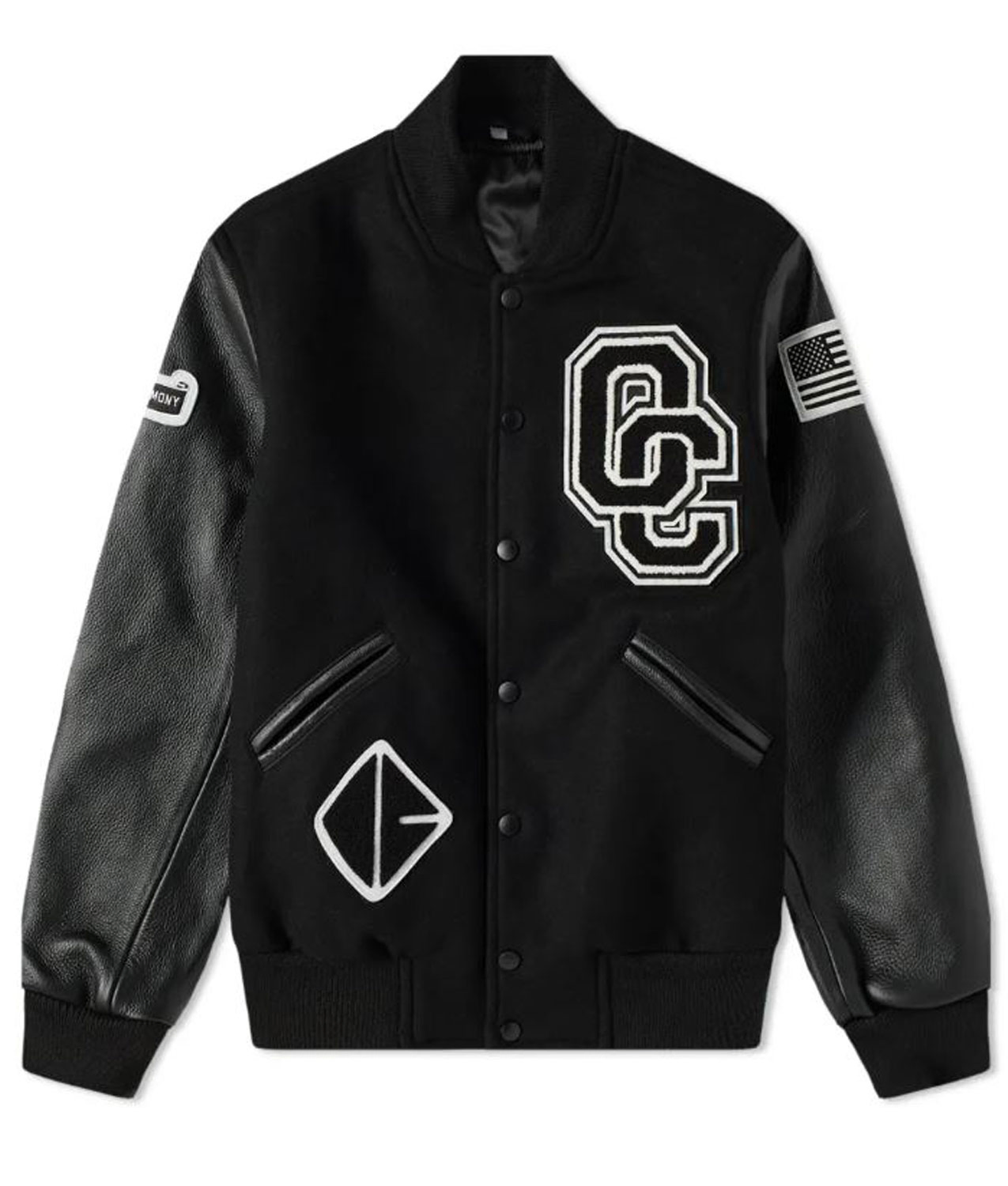 Opening Ceremony Varsity Black Jacket Opening Ceremony Varsity Black Jacket