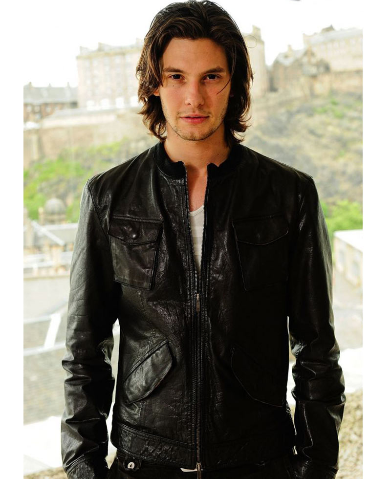 Ben Barnes Bomber Leather Jacket Ben Barnes Bomber Leather Jacket