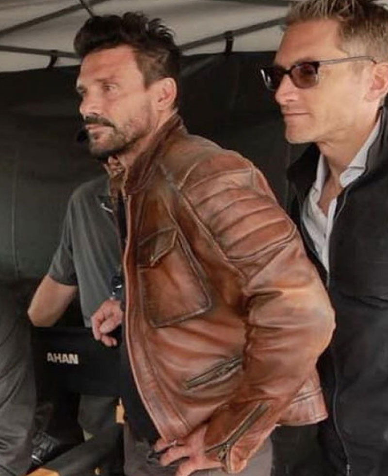 Frank Grillo Boss Level Brown Leather Jacket boss level frank grillo leather jacket