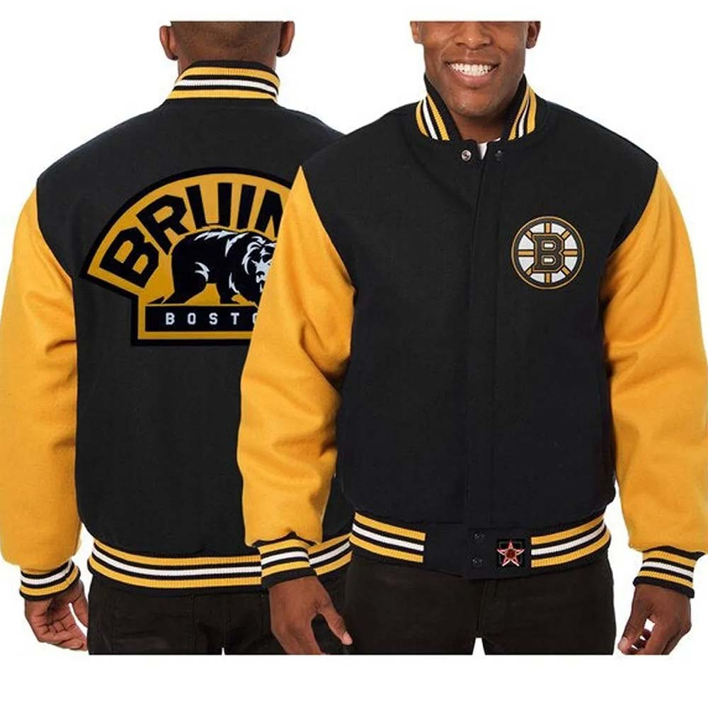 Boston Bruins Varsity Jacket Boston Bruins Varsity Jacket - Image 3