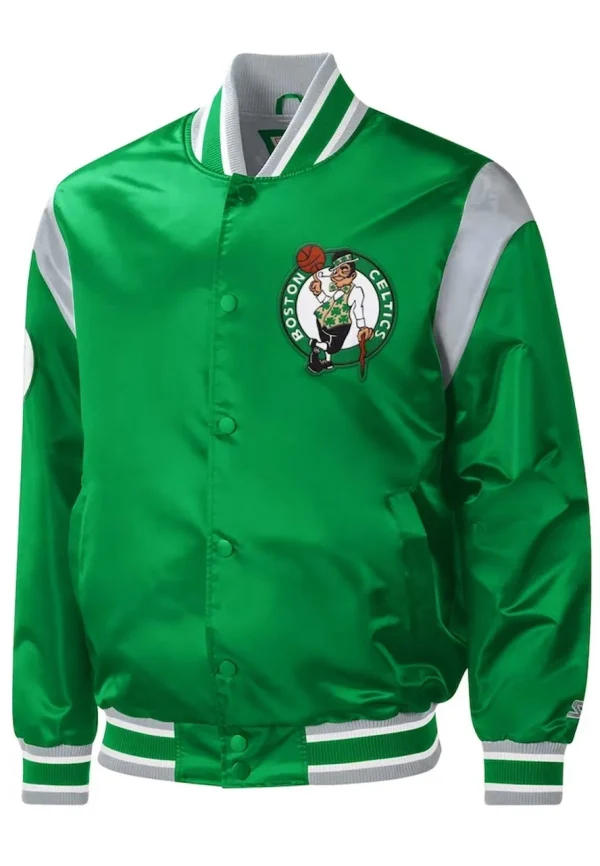 Boston Celtics Force Play Kelly Green Jacket