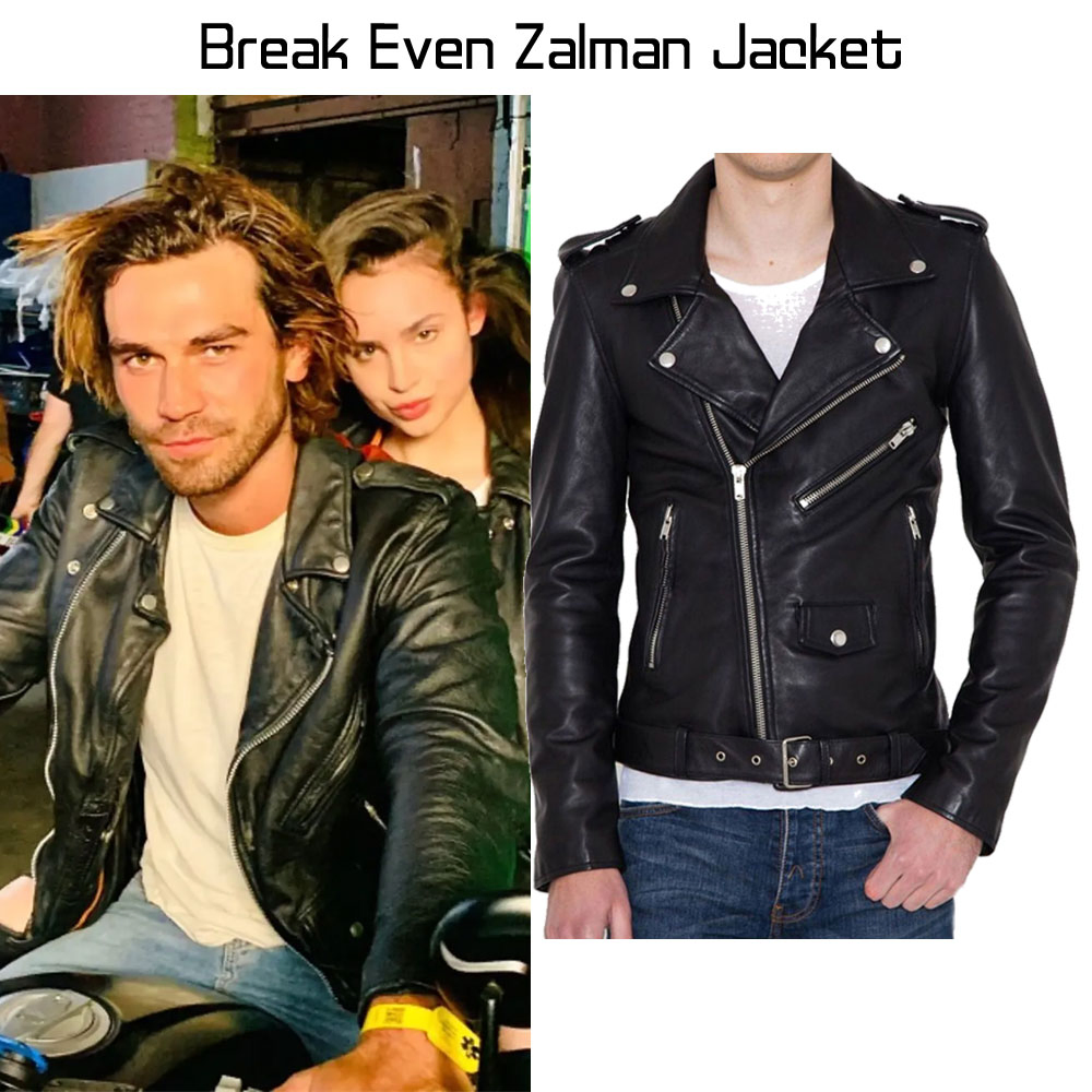Break Even James Callis Black Leather Jacket Break Even James Callis Black Leather Jacket - Image 3