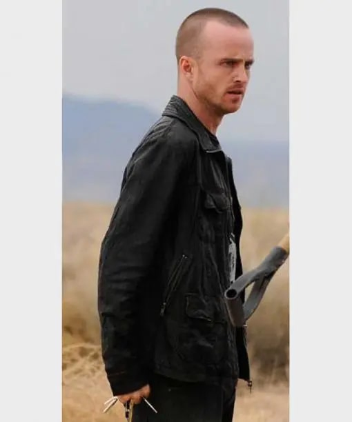 Breaking Bad Jesse Pinkman Black Jacket Breaking Bad Jesse Pinkman Black Jacket - Image 2