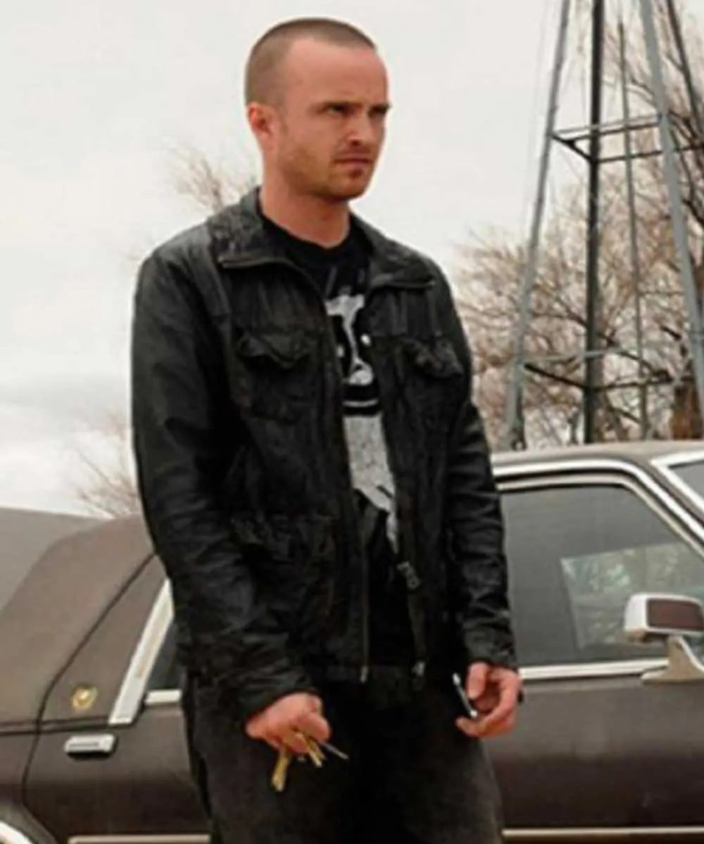 Breaking Bad Jesse Pinkman Black Jacket Breaking Bad Jesse Pinkman Black Jacket