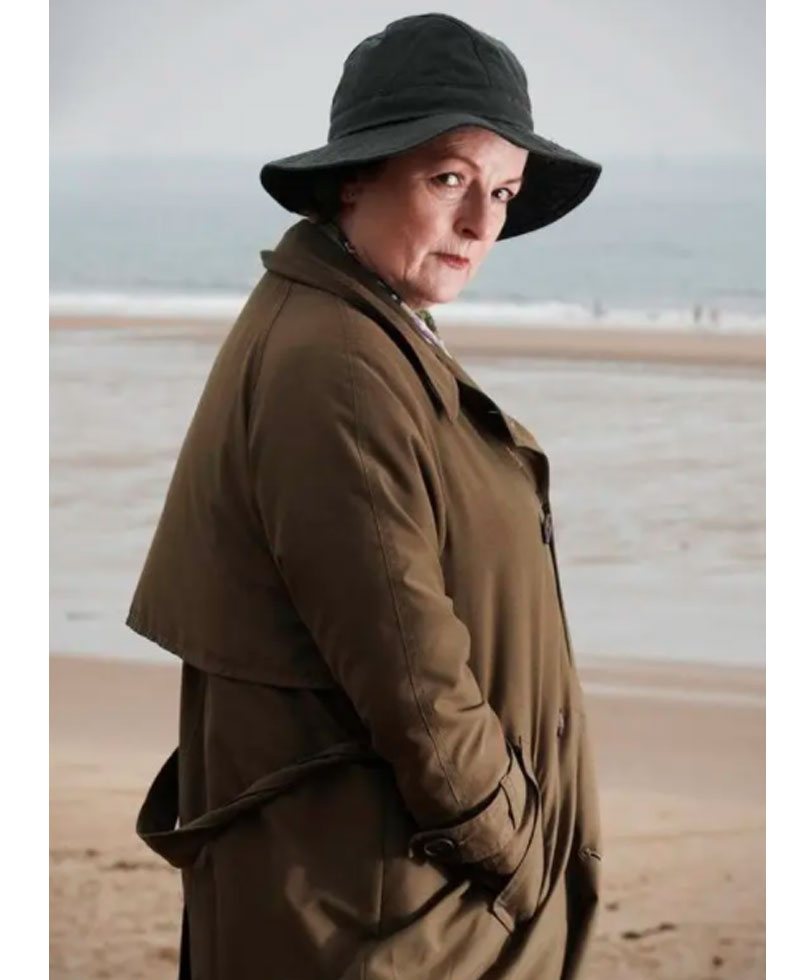 Brenda Blethyn Vera Double Breasted Coat Brenda Blethyn Vera Double Breasted Coat - Image 3