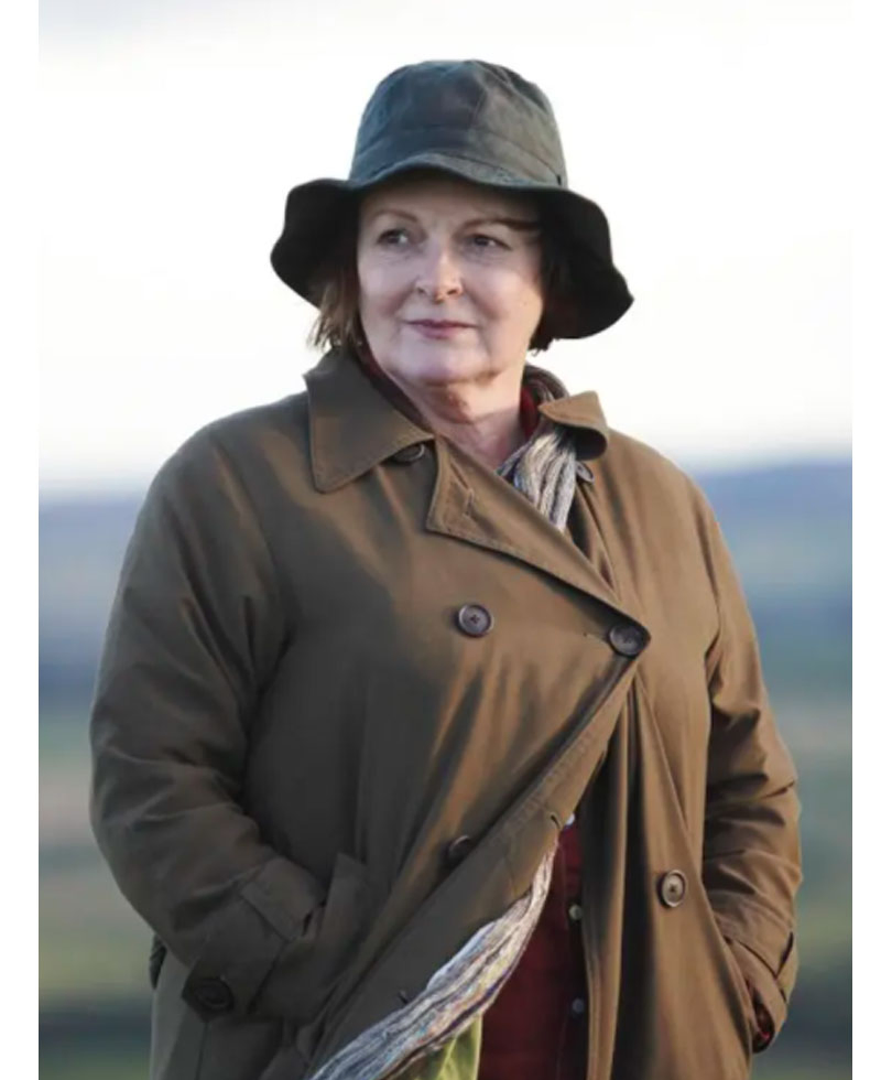 Brenda Blethyn Vera Double Breasted Coat Brenda Blethyn Vera Double Breasted Coat - Image 8