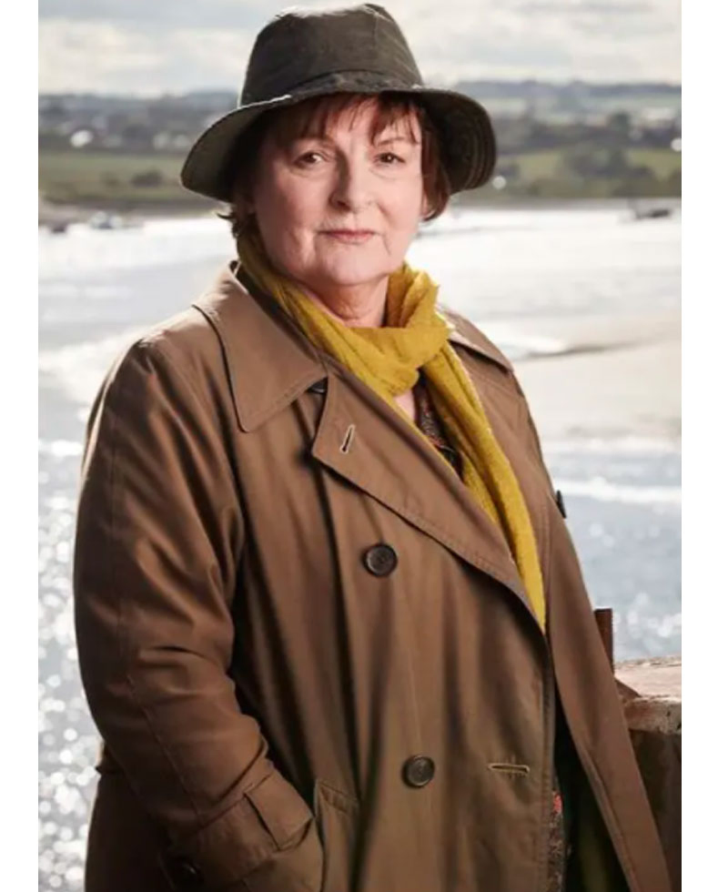 Brenda Blethyn Vera Double Breasted Coat Brenda Blethyn Vera Double Breasted Coat - Image 2