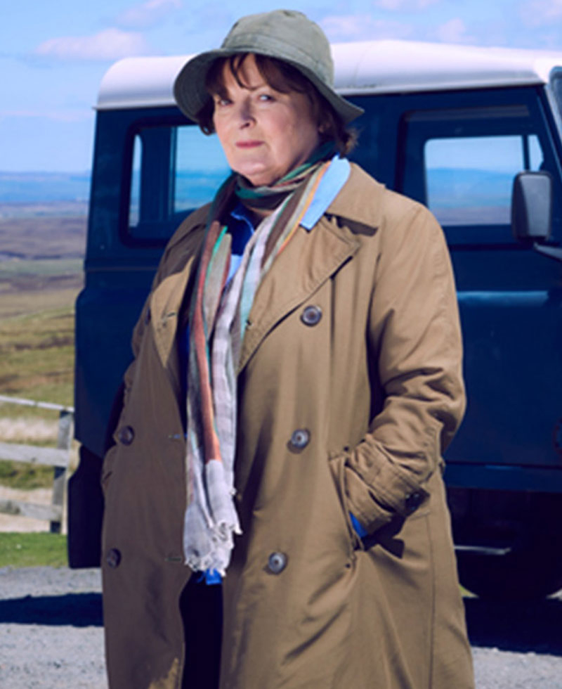 Brenda Blethyn Vera Double Breasted Coat Brenda Blethyn Vera Double Breasted Coat - Image 5