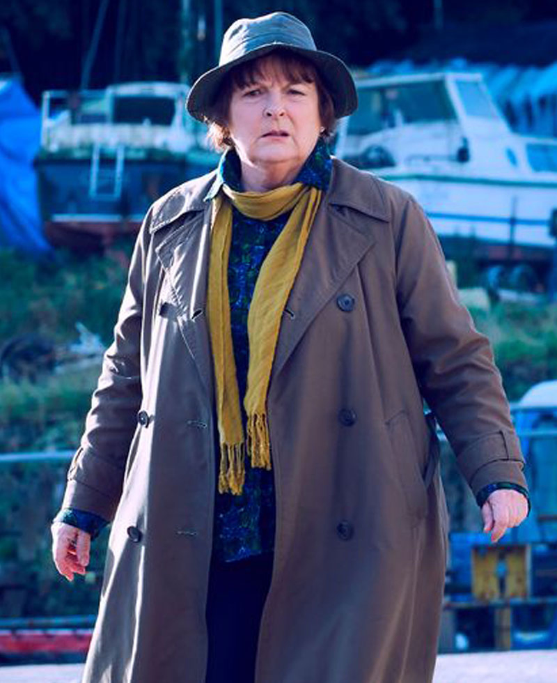 Brenda Blethyn Vera Double Breasted Coat Brenda Blethyn Vera Double Breasted Coat - Image 4