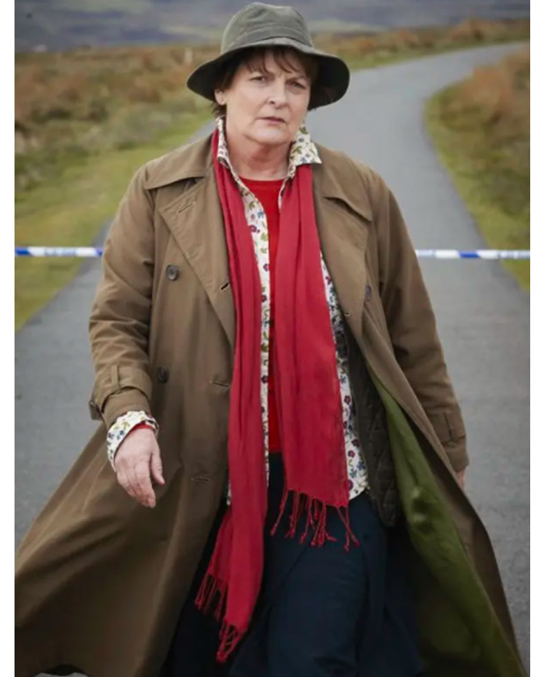 Brenda Blethyn Vera Double Breasted Coat Brenda Blethyn Vera Double Breasted Coat - Image 7