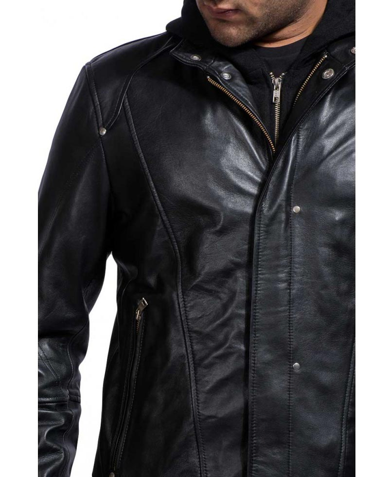 Brick Mansions Damien Collier Leather Jacket Brick Mansions Damien Collier Leather Jacket - Image 5