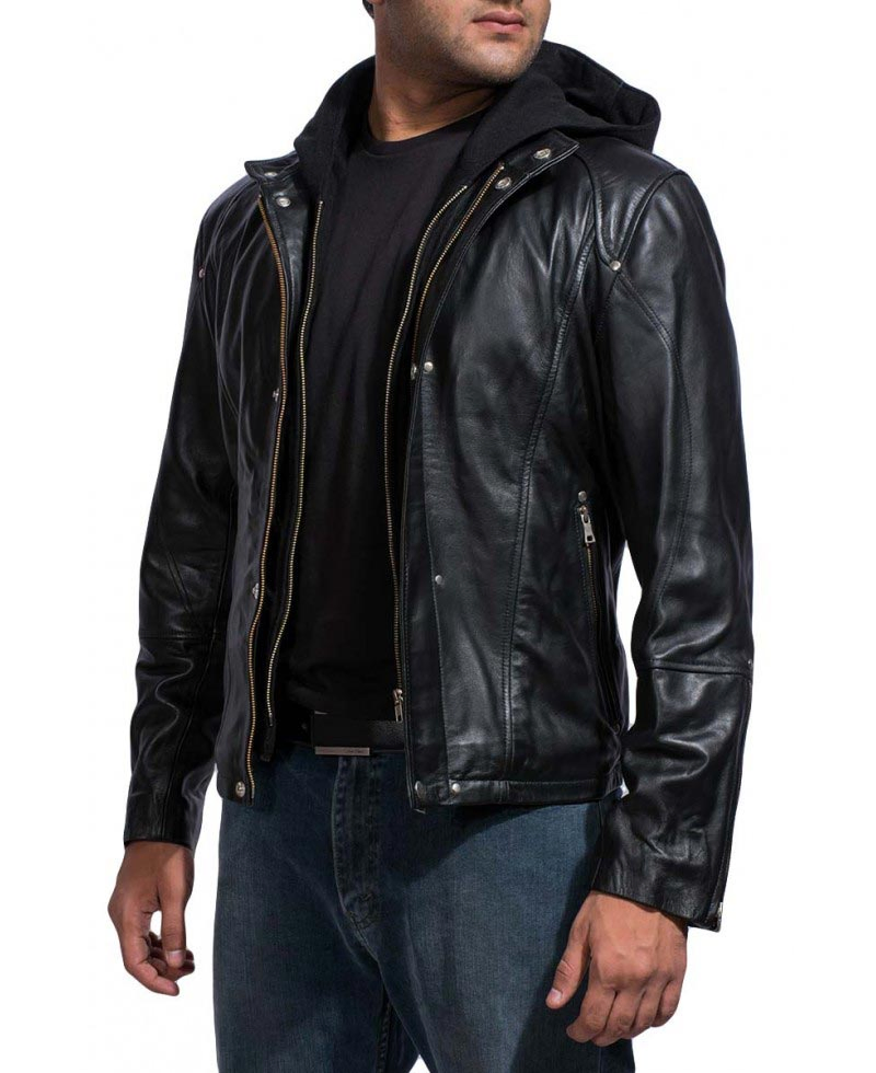 Brick Mansions Damien Collier Leather Jacket Brick Mansions Damien Collier Leather Jacket - Image 4