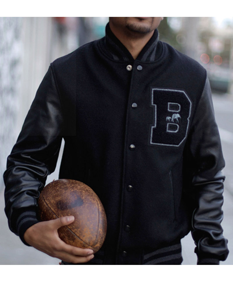 Men's Brooklyn Circus Bomber Letterman B Jacket Men's Brooklyn Circus Bomber Letterman B Jacket - Image 2