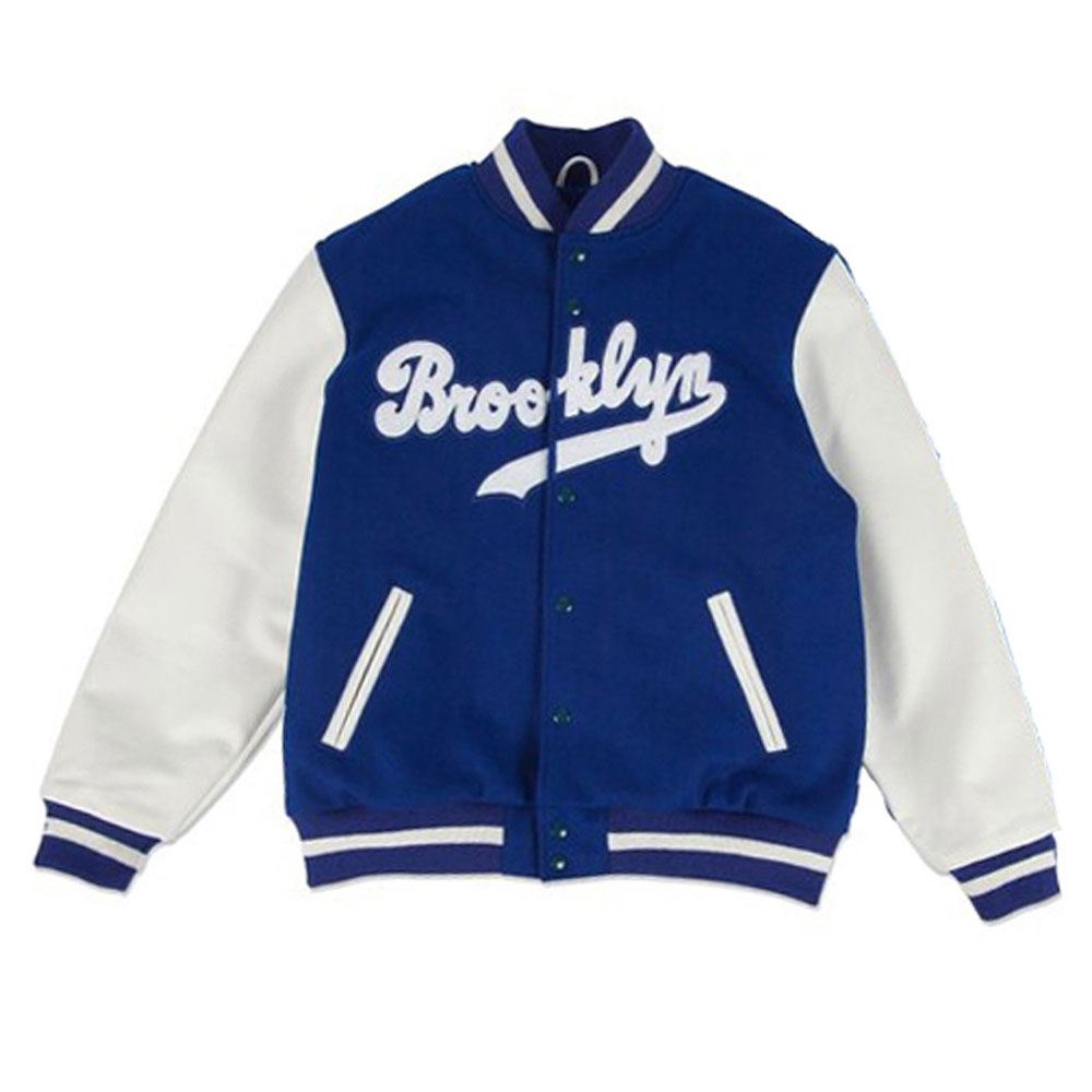 Brooklyn Dodgers Blue and White Jacket Brooklyn Dodgers Blue and White Jacket