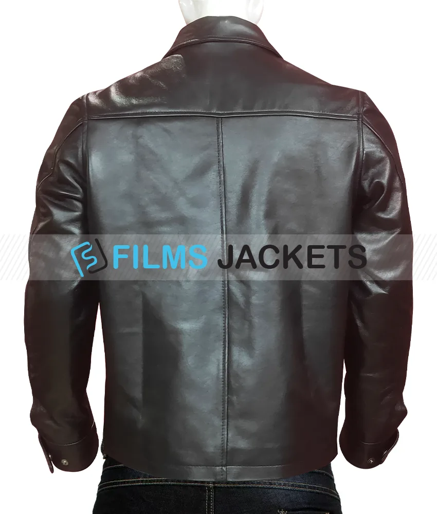 Barnes and Noble Bruce Springsteen Leather Jacket Barnes and Noble Bruce Springsteen Leather Jacket - Image 5