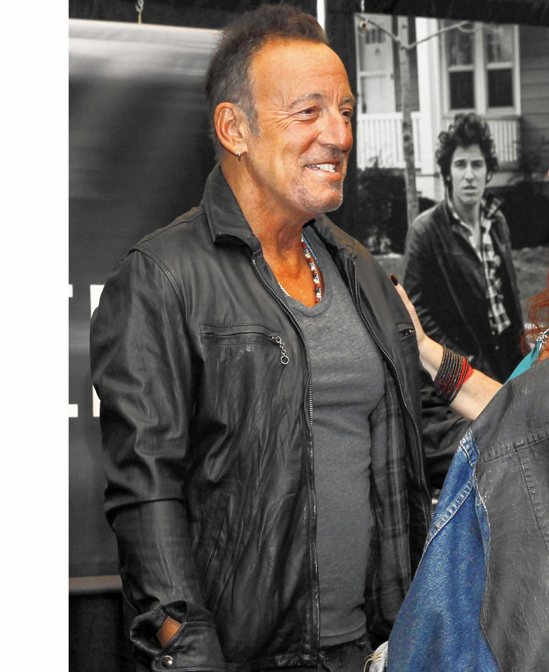 Barnes and Noble Bruce Springsteen Leather Jacket Barnes and Noble Bruce Springsteen Leather Jacket - Image 6