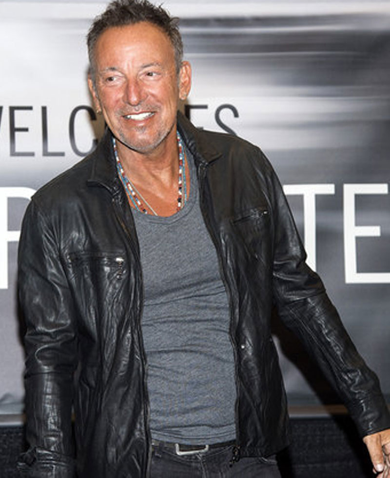 Barnes and Noble Bruce Springsteen Leather Jacket Barnes and Noble Bruce Springsteen Leather Jacket - Image 8