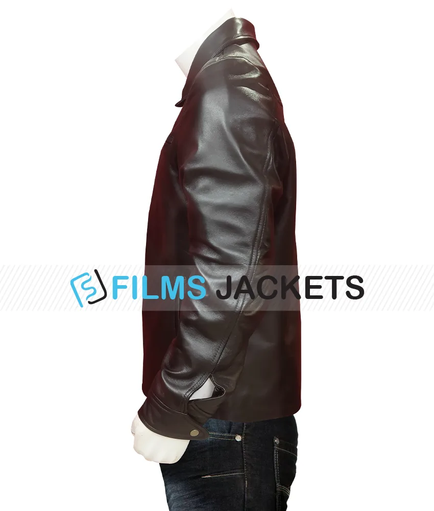 Barnes and Noble Bruce Springsteen Leather Jacket Barnes and Noble Bruce Springsteen Leather Jacket - Image 3