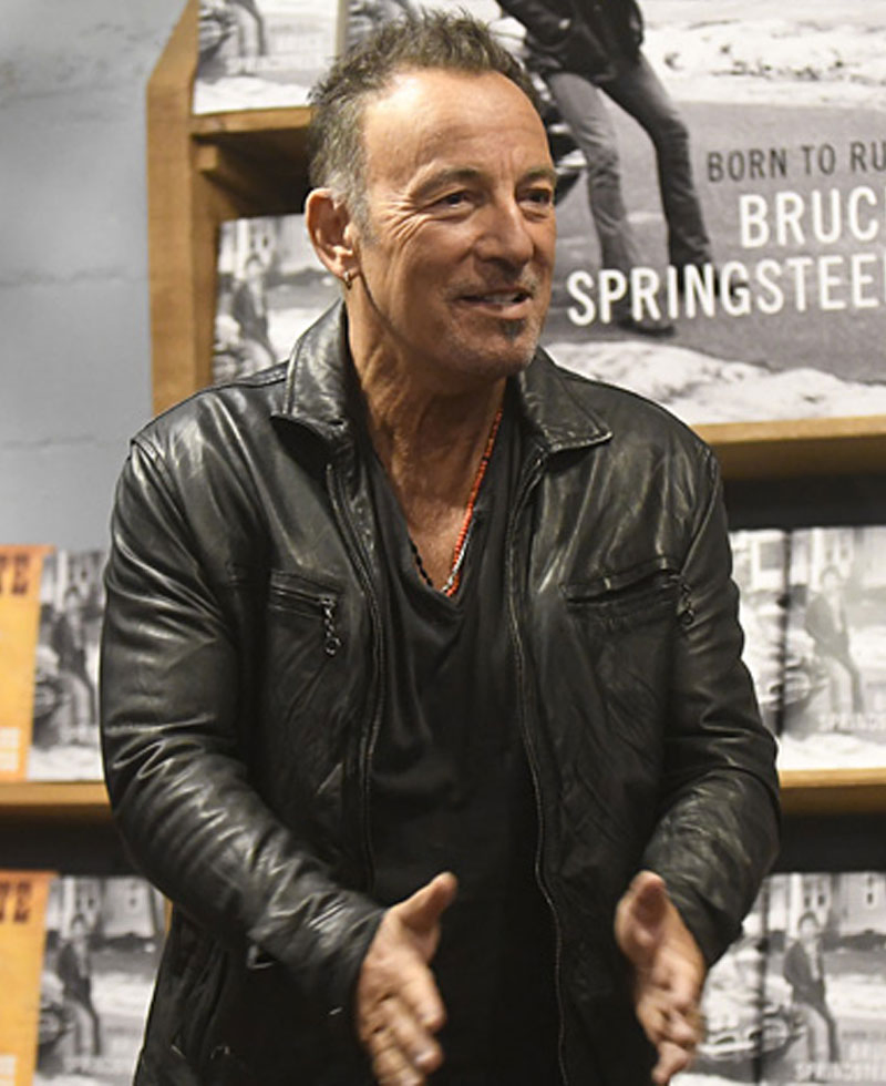 Barnes and Noble Bruce Springsteen Leather Jacket Barnes and Noble Bruce Springsteen Leather Jacket - Image 7
