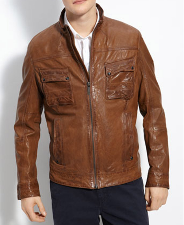Bruce Willis Looper Joe Brown Leather Jacket