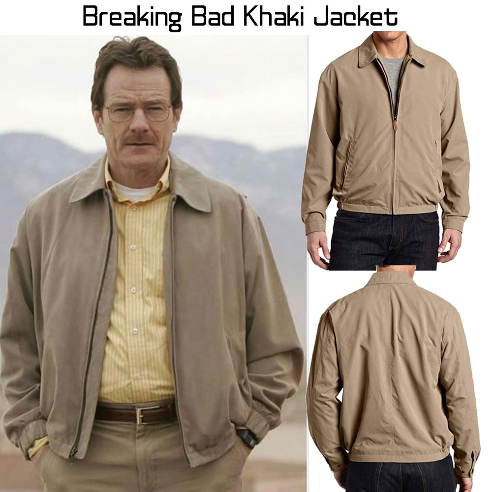 Bryan Cranston Breaking Bad Khaki Jacket Bryan Cranston Breaking Bad Khaki Jacket - Image 3
