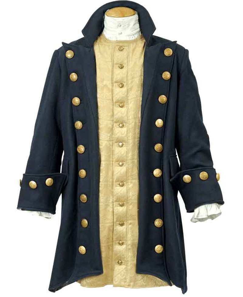 Men's Buccaneer Wool Blue Coat Men's Buccaneer Wool Blue Coat