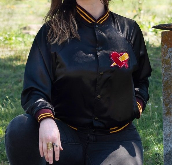 Buffy the Vampire Slayer Black Satin Jacket Buffy the Vampire Slayer Black Satin Jacket - Image 3