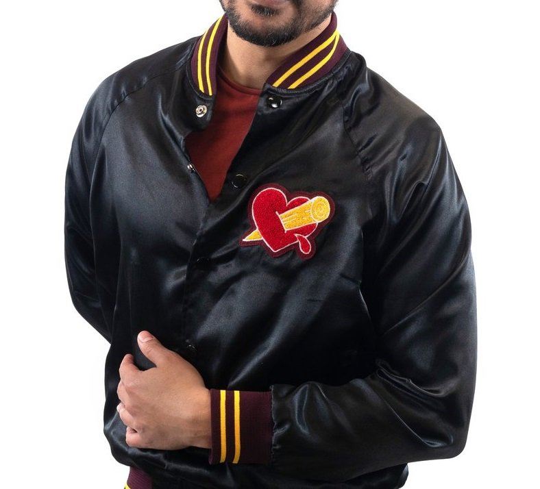 Buffy the Vampire Slayer Black Satin Jacket Buffy the Vampire Slayer Black Satin Jacket